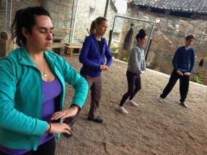 Qi Gong Lesson At Yangshuo Tai Chi School