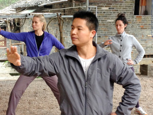 Qigong Lesson at Yangshuo Tai Chi School